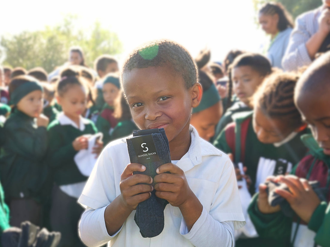 June Donations - 39 240 Pairs of School Socks to Children Across South Africa