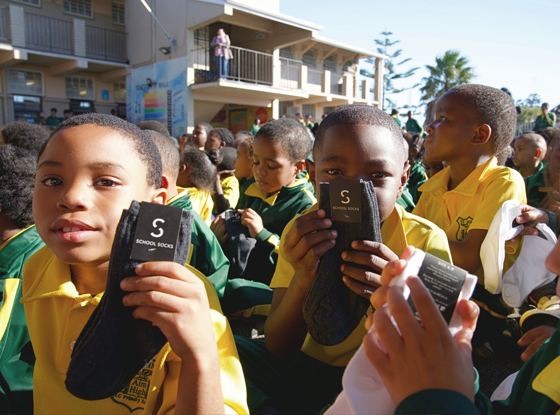 Over 50 000 School Socks donated in May
