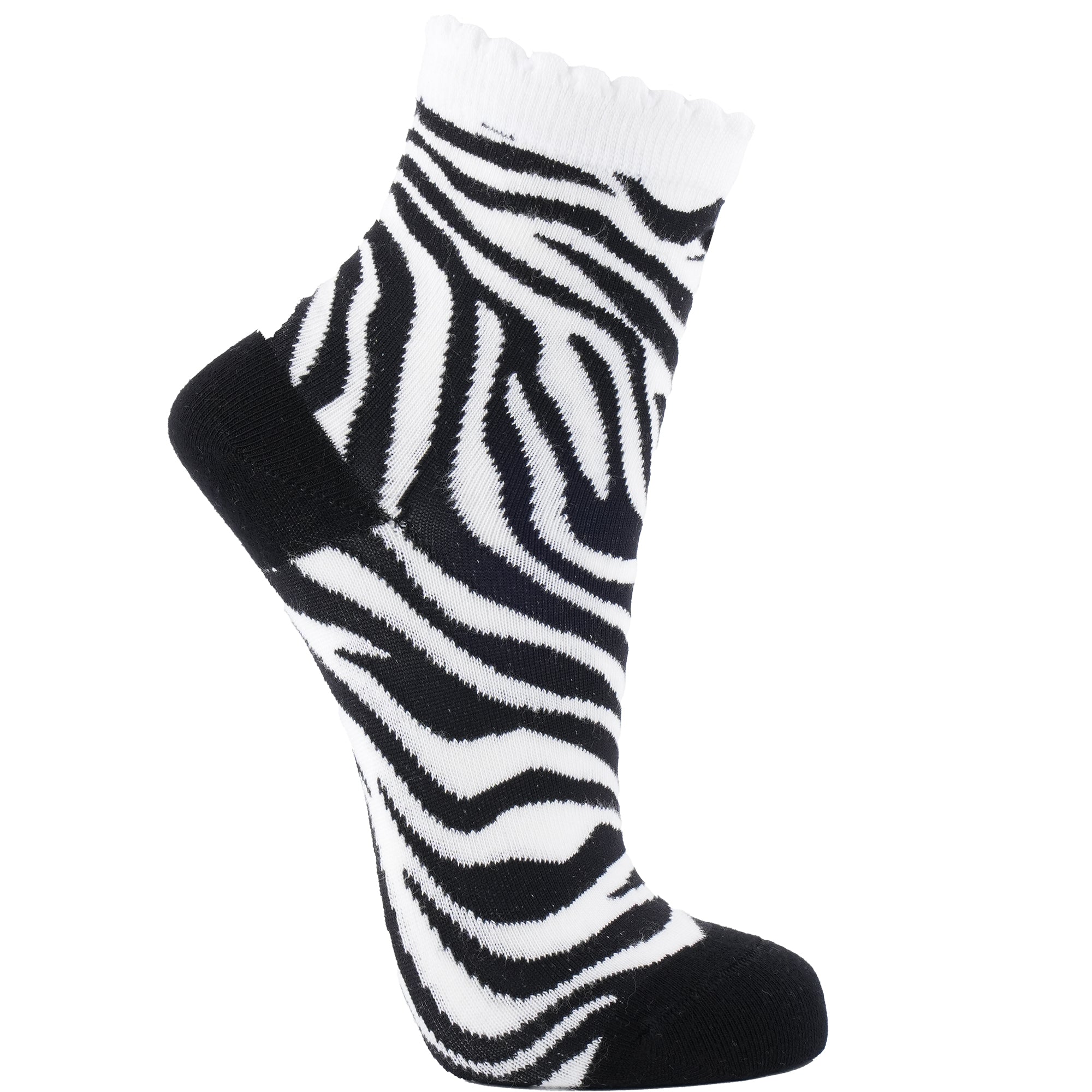 B&W Stripes Bamboo Socks