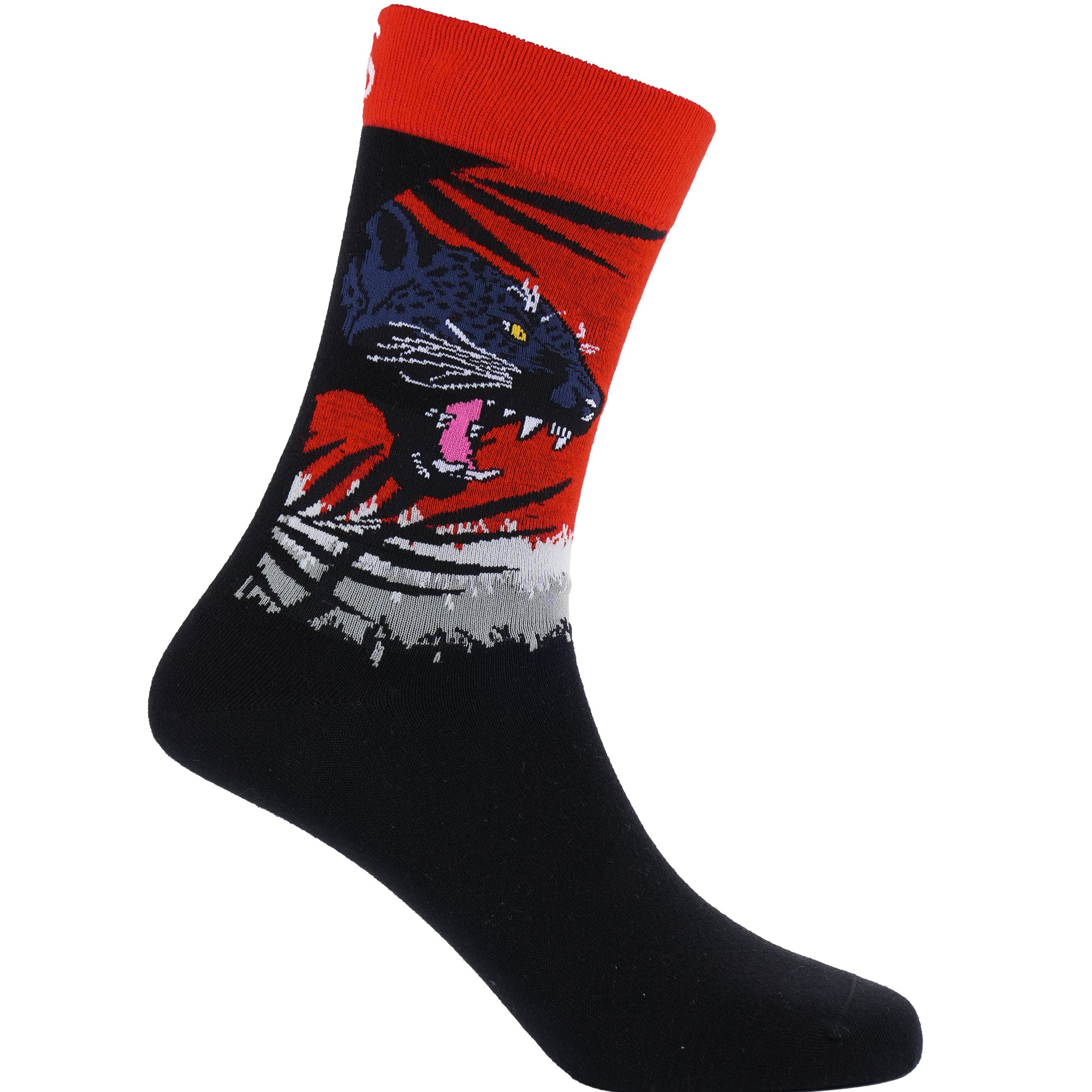Black Leopard Bamboo Socks
