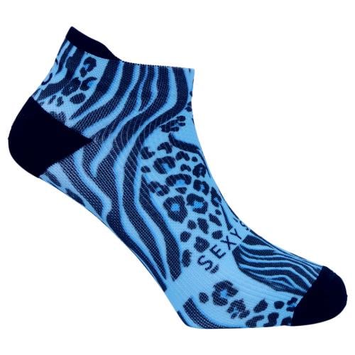 Blue Print Printed Anklet - 4-7