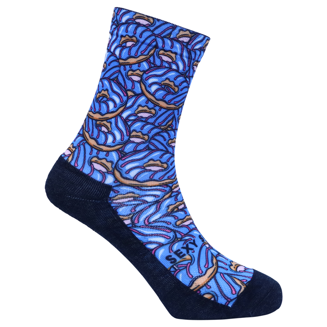 'Donuts Mohair Crew' Ultimate Runner Socks