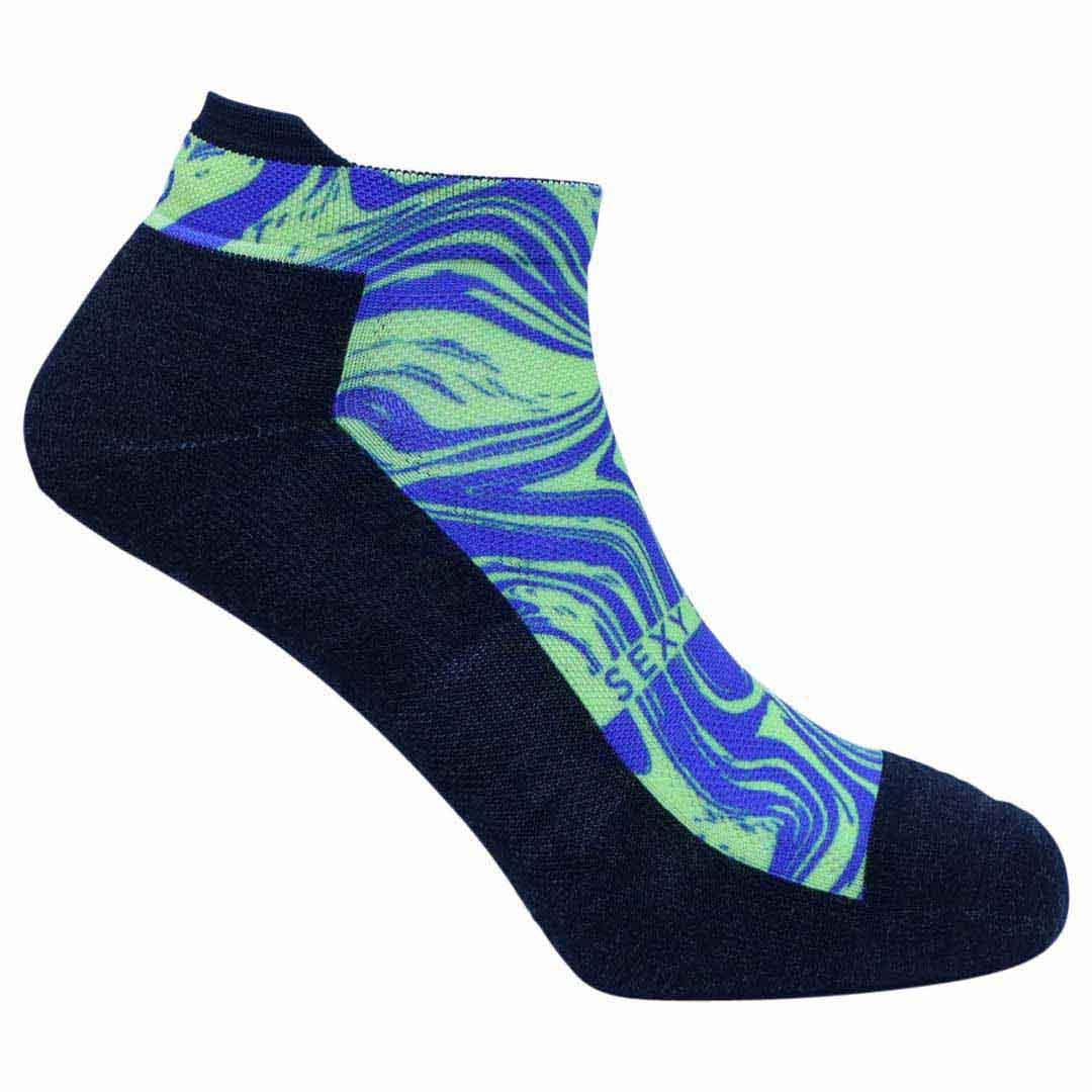 Marble Printed Mohair Anklet - 8-12