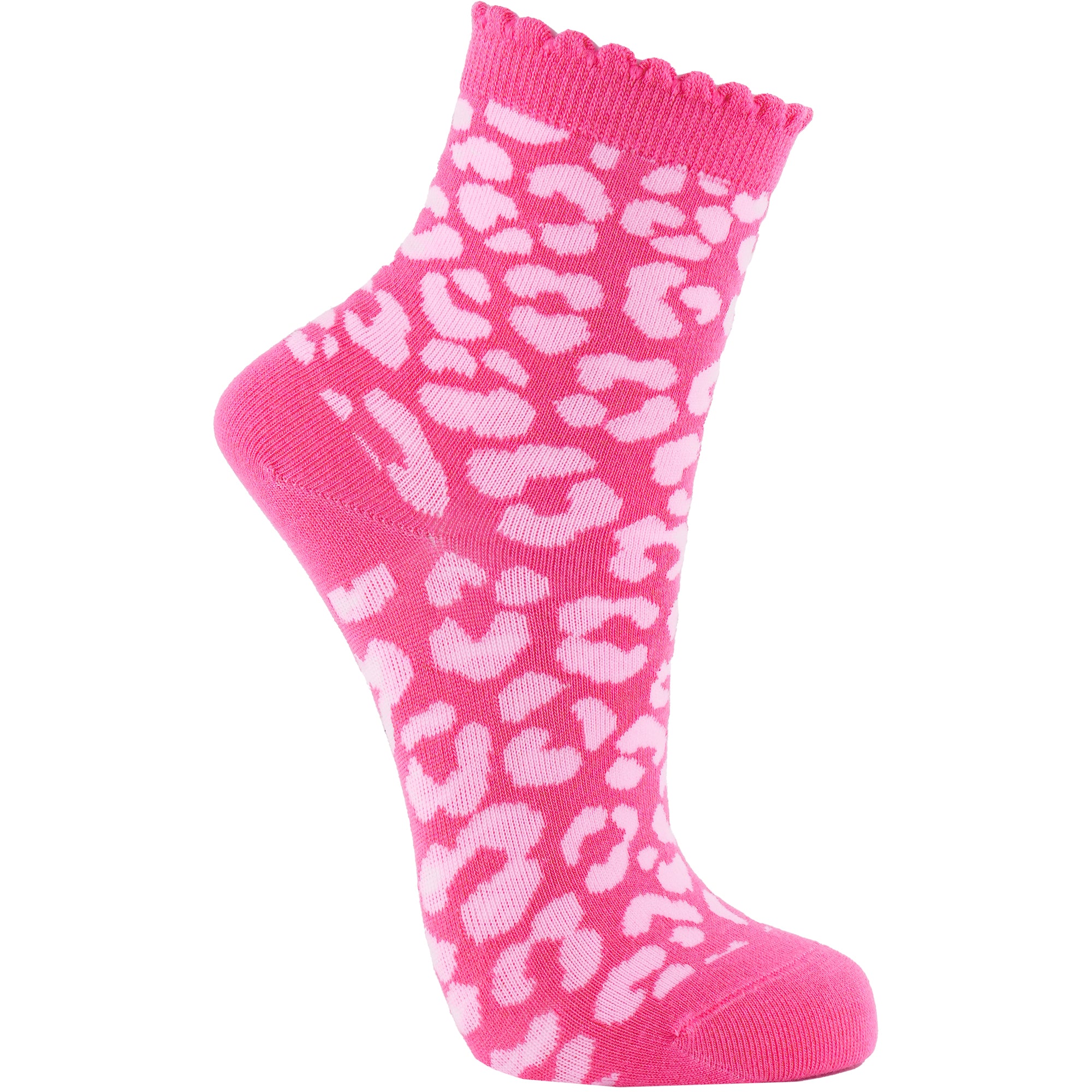 Pink Print Bamboo Socks