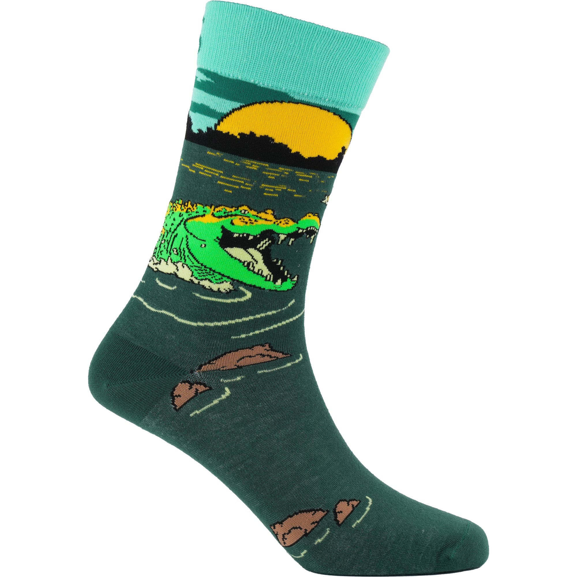 Swamp Gator Bamboo Socks